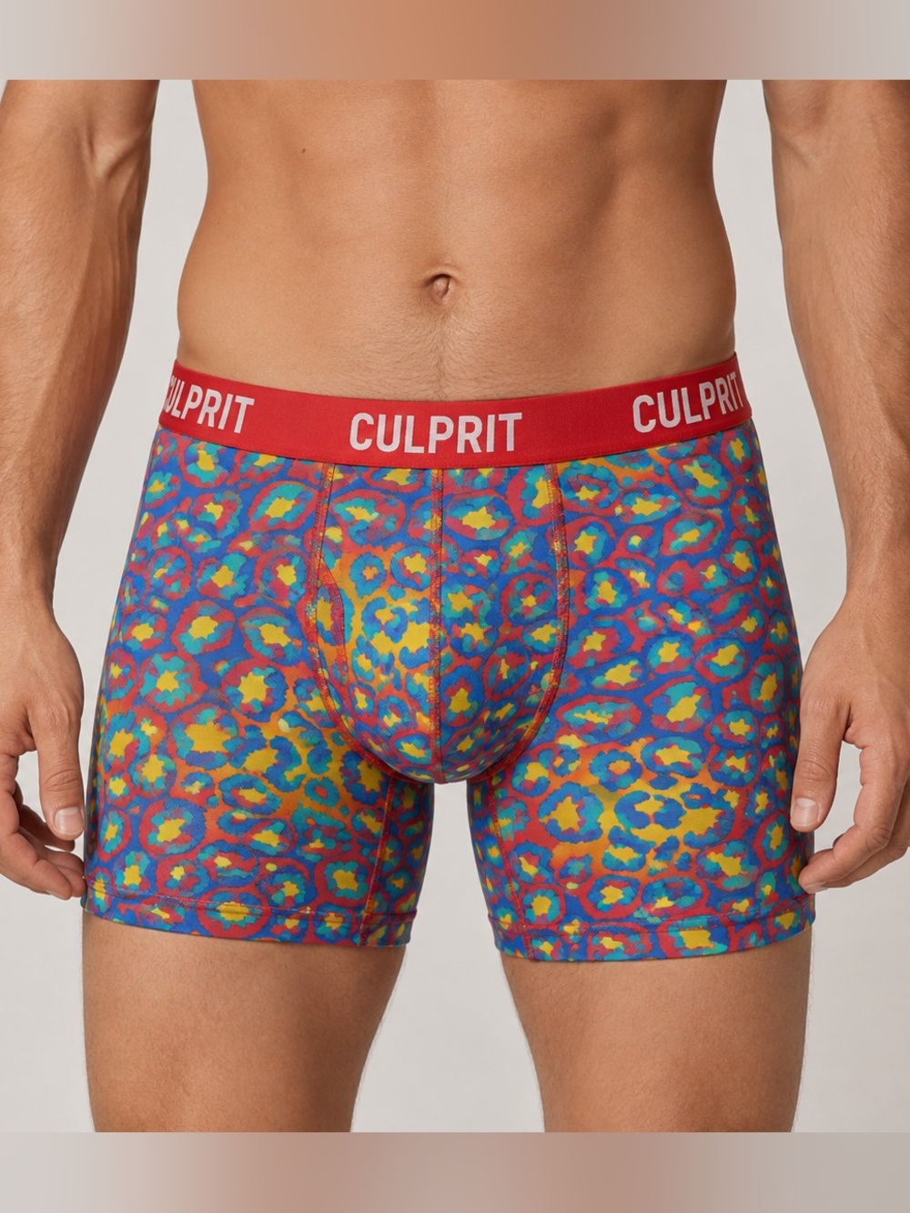 Culprit Men’s Large Cheetah Boxer Briefs Limited Edition NWT